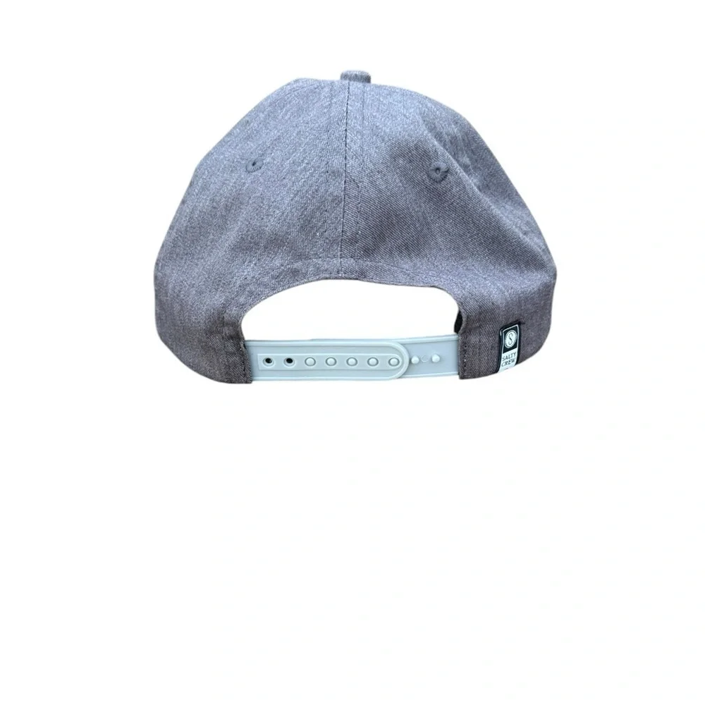 Salty Crew Gray Shark Patch SnapBack Hat